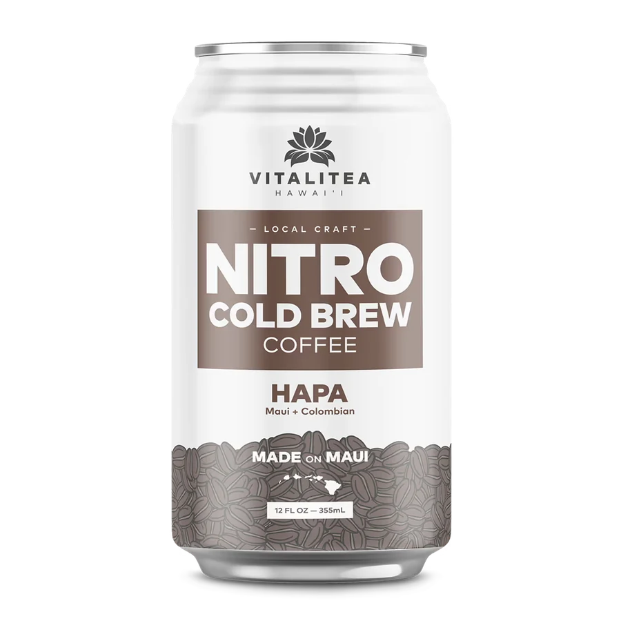 VitaliTea Hapa nitro cold brew can